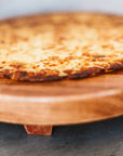 Baked Cheese Pizza Crust